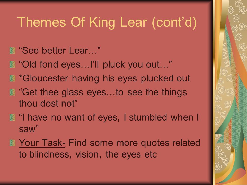 character analysis essay king lear